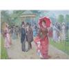 Image 2 : Juan Soler (Spanish) Oil: Lady with Parasol