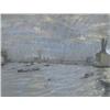 Image 1 : Joe Plaskett  (Canadian) Pastel: Thames, London