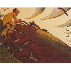 Sybil Andrews (Canadian) Lnct:Ploughing Pasture