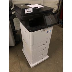 SAMSUNG PROXPRESS M4580FX DIGITAL MULTIFUNCTION COPIER WITH 4 PAPER TRAYS AND MOBILE BASE