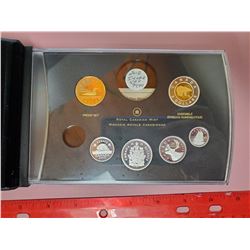 2012 PROOF SET - SILVER & GOLD PLATING