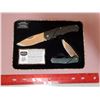 Image 1 : BUCK KNIFE SET X2 - NEW IN TIN CASE