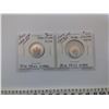 Image 1 : 2004 MAPLE LEAF SILVER 99.99 $1.00 & $2.00 COINS
