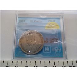 1932 50 CENT VG-8