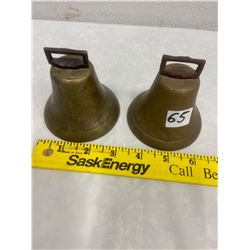 2 Brass Bells - Original Dongers