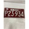 Image 1 : 1959 Massachsetts Licence Plate