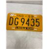 Image 1 : 1959 Indiana licence Plate