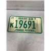 Image 1 : 1968 Idaho Licence Plate