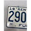 Image 2 : 1968 Kentucky Licence Plate - Fulton