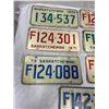 Image 2 : 7 Saskatchewan Licence Plates