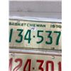 Image 4 : 7 Saskatchewan Licence Plates