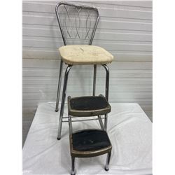Art Deco - Kitchen Step Stool - Chair