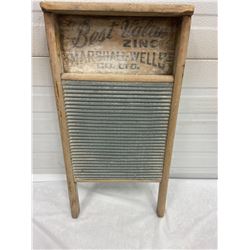 Zinc Washboard - Marshall Wells Co.