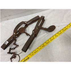 2 Vintage Leg Hold Traps