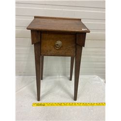 OAK Smokers Stand - 1 Drawer