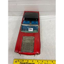 Tin Mustang Car - Battery Operated - Japan 13"