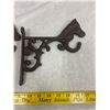 Image 2 : 2 Cast Metal Horse Hooks
