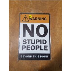 12" X 8" Tin  (Reproduction)