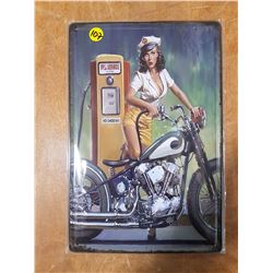 12" X 8" Tin  (Reproduction)