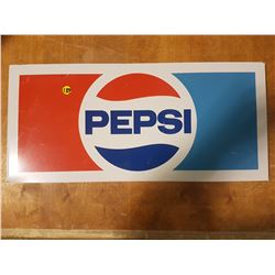 Vintage Pepsi Cola Steel Rack Sign
