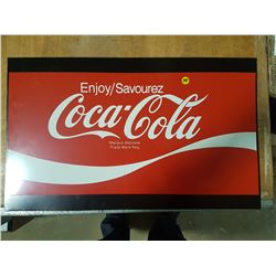 Coca-Cola Steel Display Sign