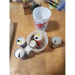 2x Beer Pitchers & Beer Cans
