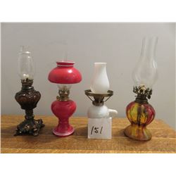 4 decorative perfume lamps