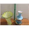 Image 2 : Green yellow case, blue vase jug, 12" tall