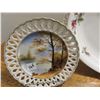 Image 2 : Occupied Japan platter, 2 occupied Japan 8" lattice plates
