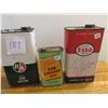Image 1 : 1 BA gallon, 1 Esso gallon, 1 quart linseed oil