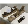 Image 1 : 2 Wood planes 1 marked 1882 1 small hand plane