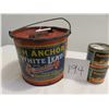 Image 1 : Old paint cans, great graphics