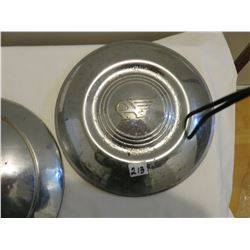 3 Hubcaps, 2 Austin, 1 Desota