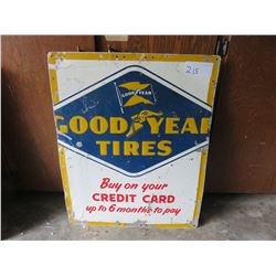 Metal good year sign, raised letters '60s  20 x 30