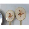 Image 4 : COMB BRUSH, MIRROR SET ON OVAL MIRROR BASE