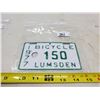 Image 1 : 1977 LUMSDEN BICYCLE LICENSE PLATE