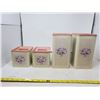 Image 1 : 4 PIECE KCO CANNISTER SET MADE IN CANADA