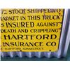 Image 3 : HARTFORD FIRE INSURANCE CO. SIGN (NOT REPRO)