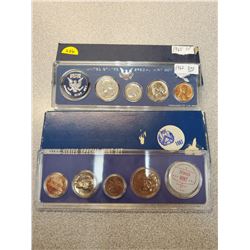 American uncirculated sets 1965, 1967