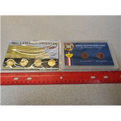 2009 Lincoln pennies, 100 anniversary American coinage