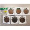 Image 2 : 6 British pennies (various dates)