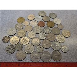 39 world coins