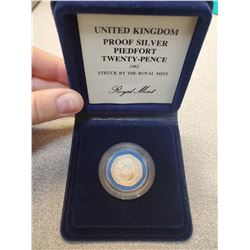 United Kingdom 1982 20 pence (proof silver)