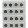 Image 1 : 1 SHEET OF VARIOUS COINS LOT OF 16