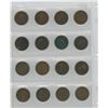 Image 2 : 1 SHEET OF BRITISH ONE PENNY LOT OF 16 VARIOUS DATES