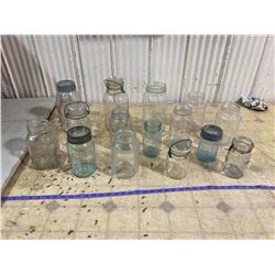 15 ASSORTED SEALER JARS