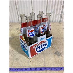 6 PACK PEPSI BOTTLES GLASS