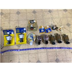 12 ASSORTED VINTAGE NIGHT LIGHTS