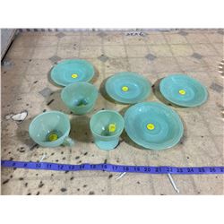 7 MISC JADITE PIECES