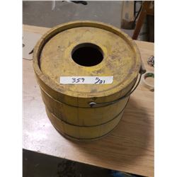 Pickle Barrel 12" D X 12.5" H